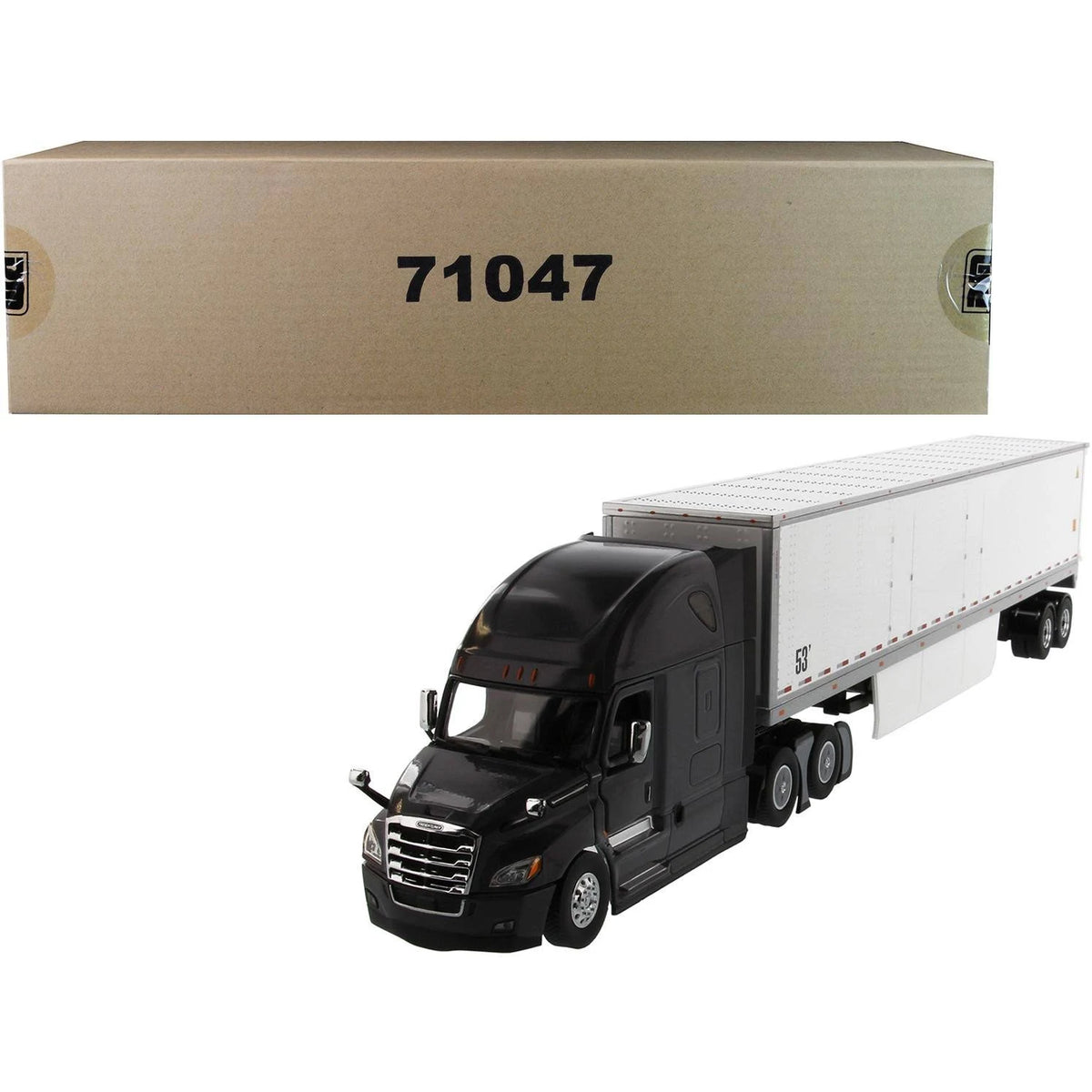 1/50 Diecast Model Sleeper Cab with Dry Van Trailer T95362