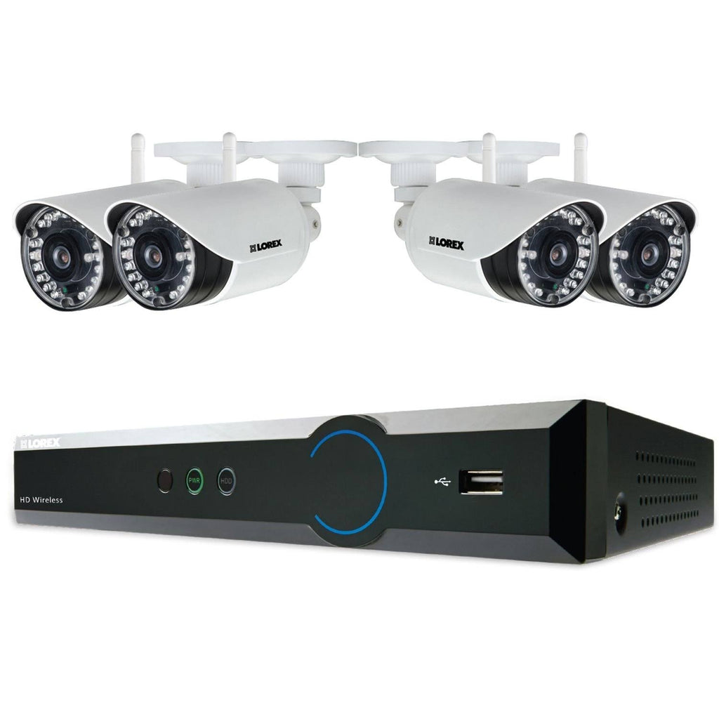 Wireless 720p HD Video Security System with 4 Wireless Cameras T937482
