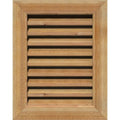 Vertical Gable Vent Unfinished Functional Rough N481