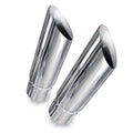 Slash Cut Exhaust Tips 2.5in ID Inlet Z199051