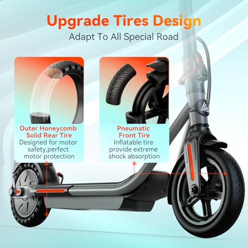 Electric Scooter with Dual Brakes, 8.5"/10" Tires B228084