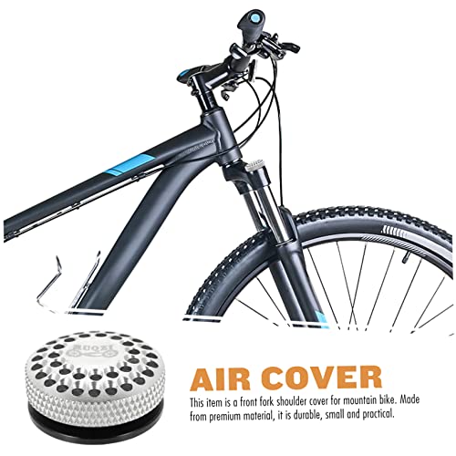 2pcs Aluminum Alloy Bicycle Fork Cover Air Caps I440197