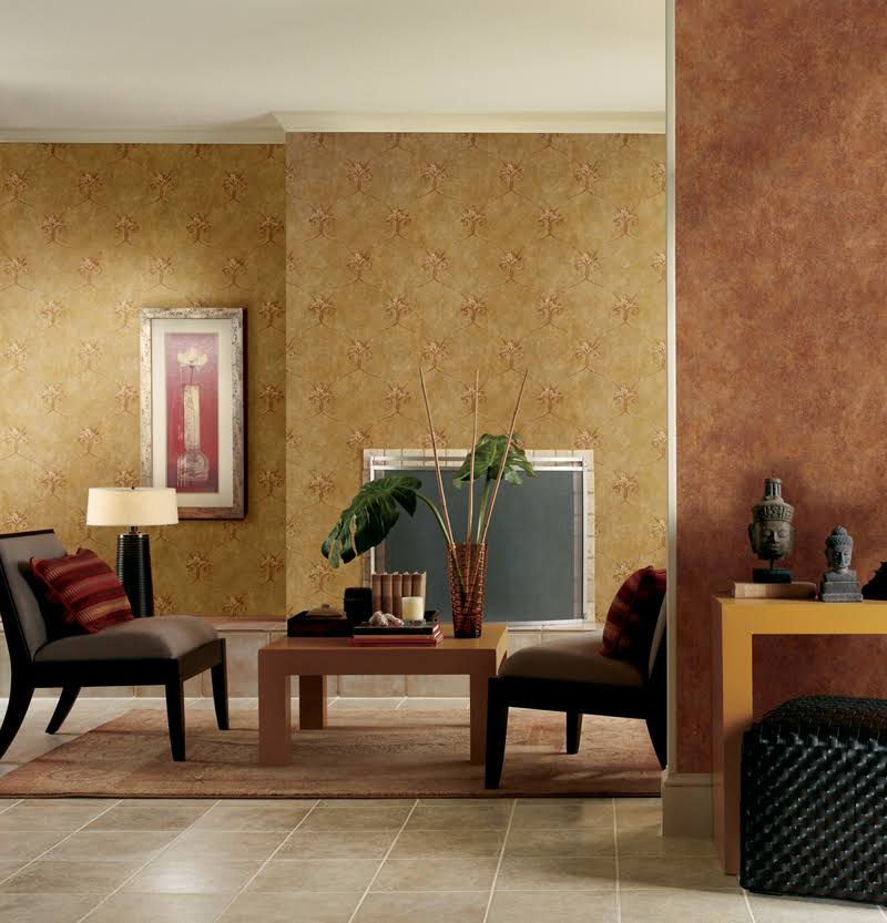 Brown Wallpaper J760156