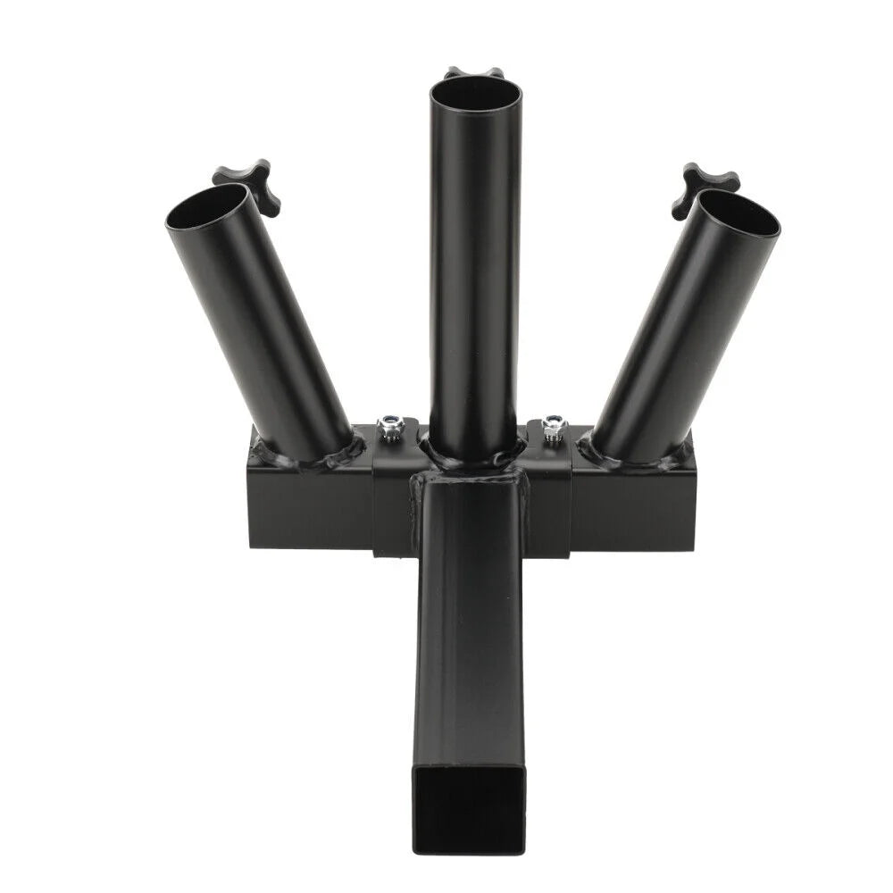 Heavy Duty 3 Flag Pole Holder Hitch Mount L3666