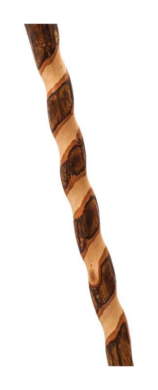 37x22 Twisted Hickory Walking Cane W923