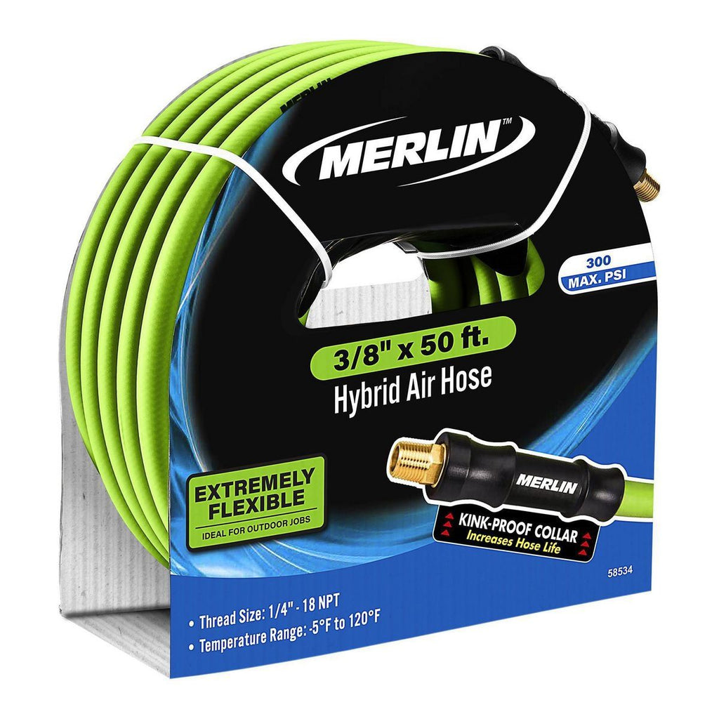 3/8 in. x 50 ft. PVC/Rubber Hybrid Air Hose Q343