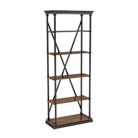 Brown 5-Shelf Bookcase I2703