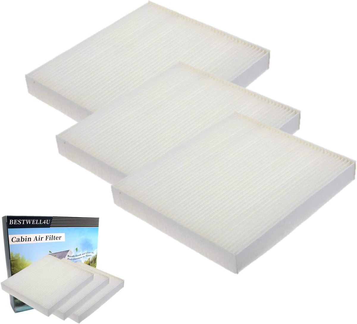 White Cabin Air Filter 3 Pack O657438