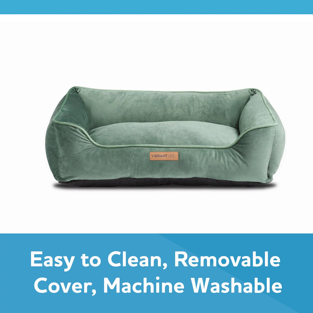 Large Faux Velvet Pet Bed X226267