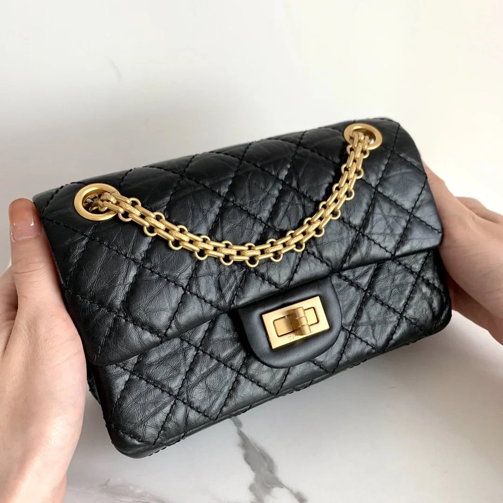 Black Mini 2.55 Handbag K428