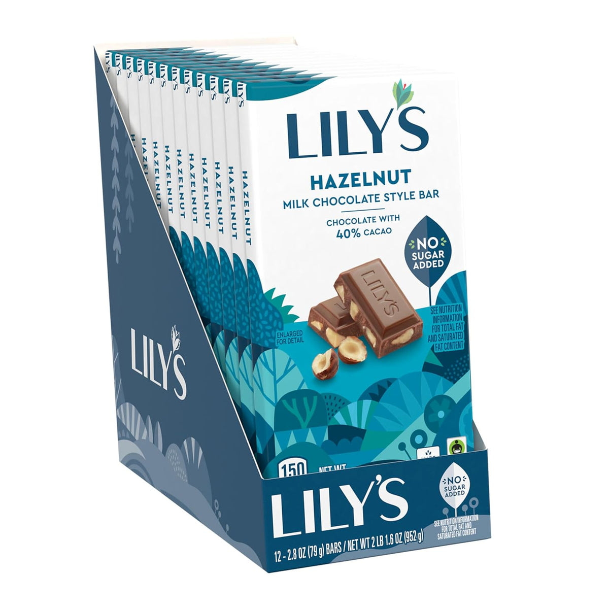 2.8 oz Hazelnut Milk Chocolate Bars H637
