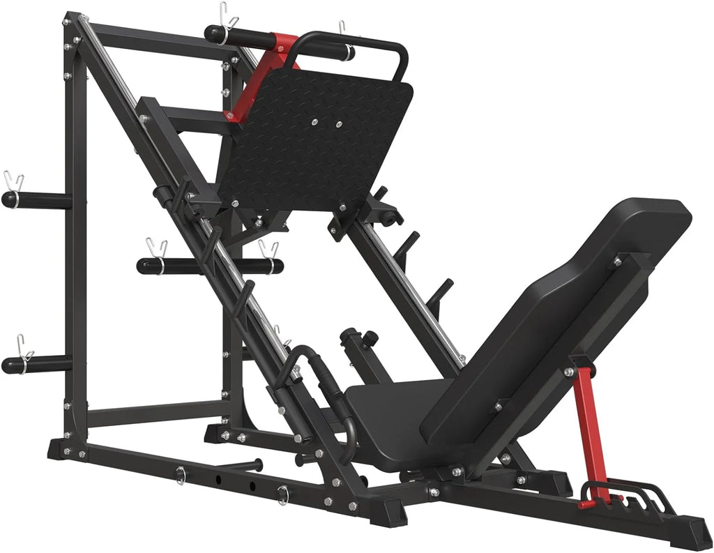 Leg Press Machine with Calf Block, 1500LBS Weight Capacity Adjustable Leg Machine G31777