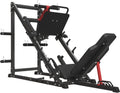 Leg Press Machine with Calf Block, 1500LBS Weight Capacity Adjustable Leg Machine G31777