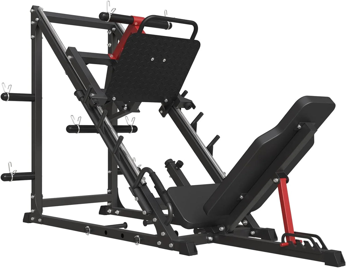 Leg Press Machine with Calf Block, 1500LBS Weight Capacity Adjustable Leg Machine G31777