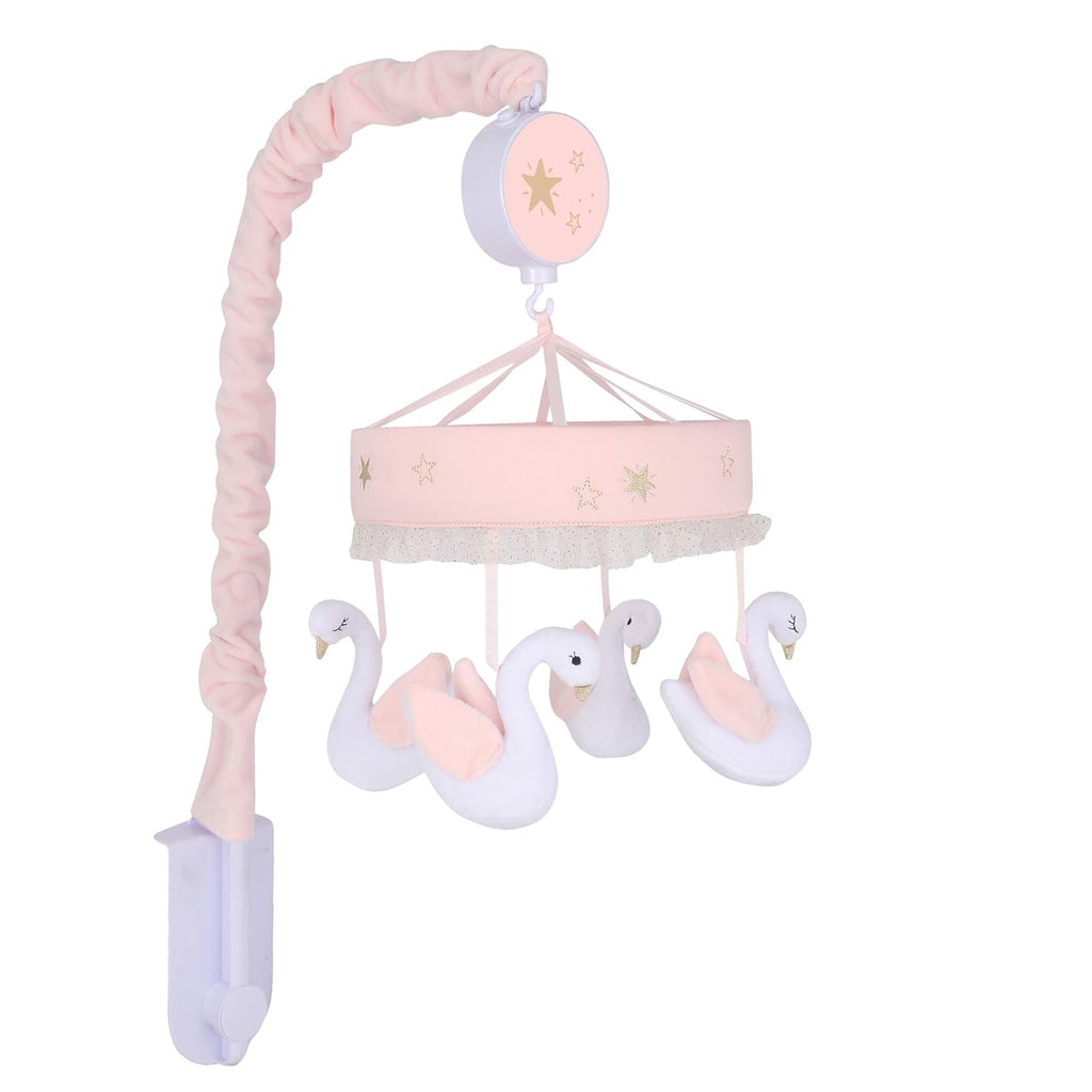 Pink/White Musical Baby Crib Mobile Y171994
