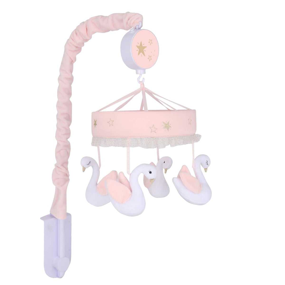 Pink/White Musical Baby Crib Mobile Y171994