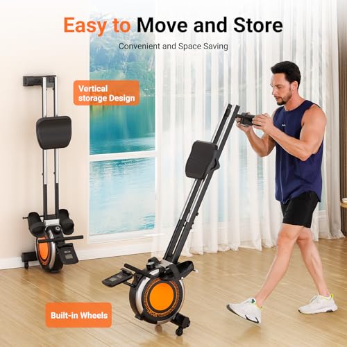 Magnetic Rowing Machine 350 LBS with LCD Monitor Z63798