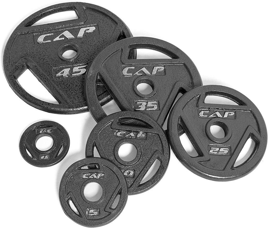 Black Olympic Grip Plate Set, 5 lb x 2 N639046