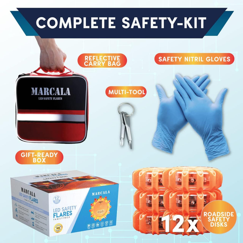12-Pack LED Emergency Safety Flares N219