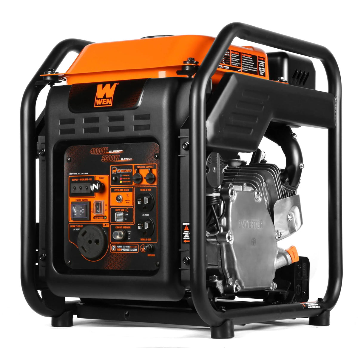 4000-Watt Dual Fuel Open Frame Inverter Generator Z828