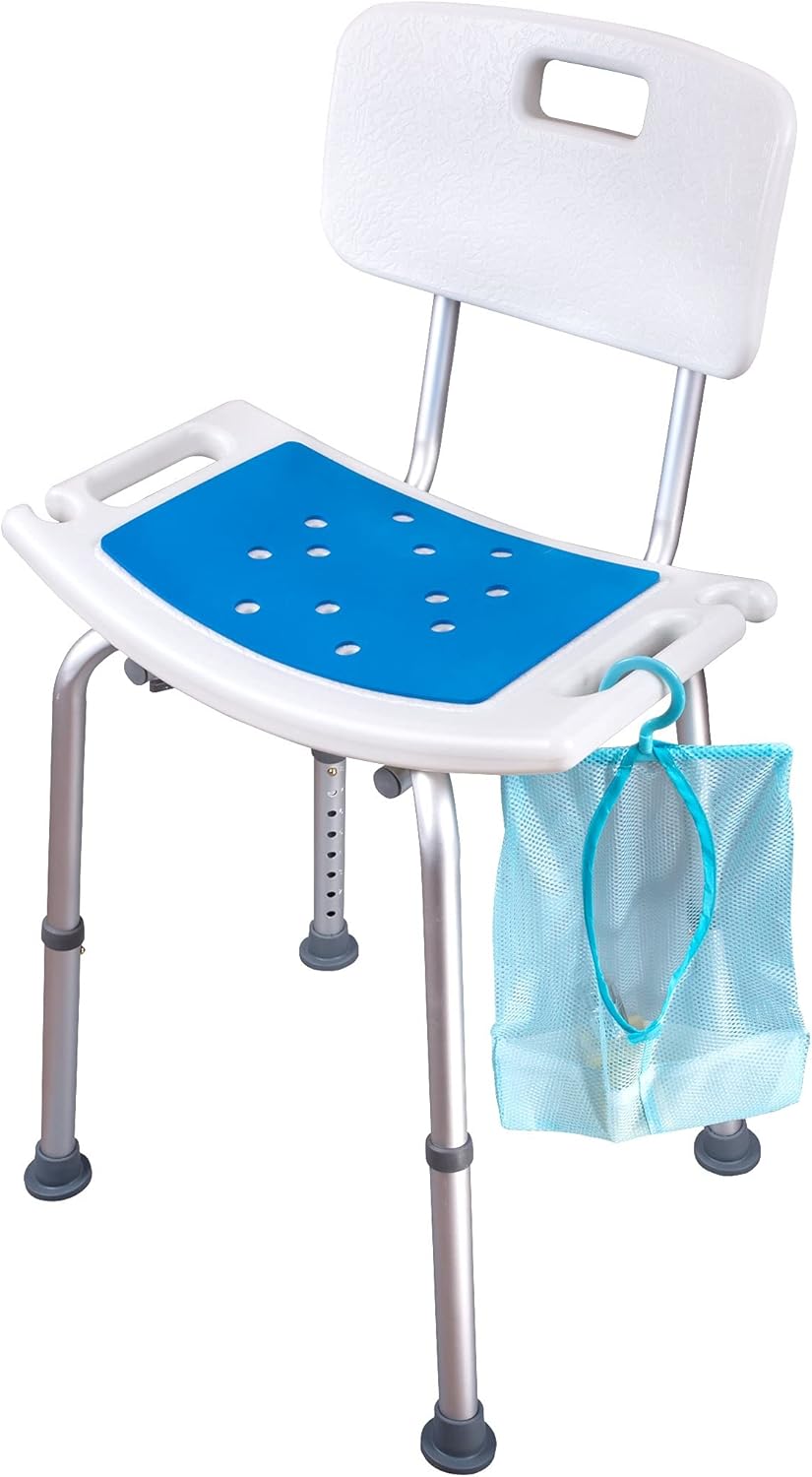 Padded Shower Chair with Back and Handles T2556