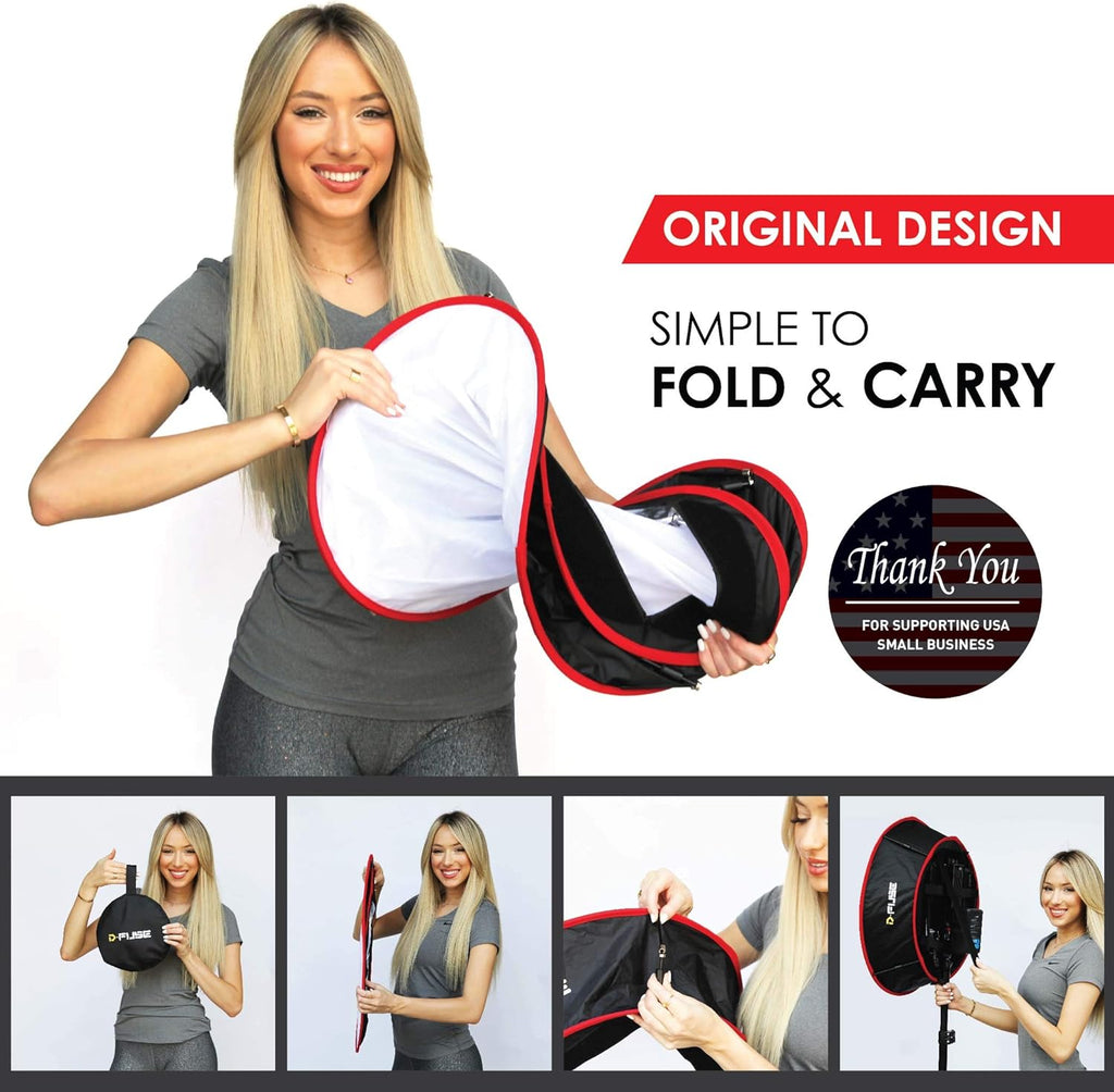 Foldable Portable LED Light Panel Softbox 11.5x11.5 N2324