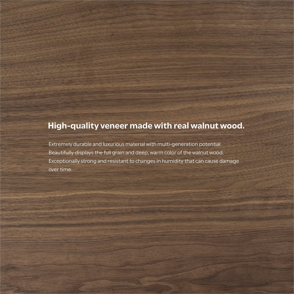 Walnut Wood Rectangle Dining Table E77543