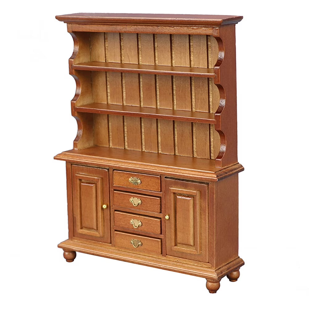 Mini Cabinet Wooden Craft Children Toy U1686