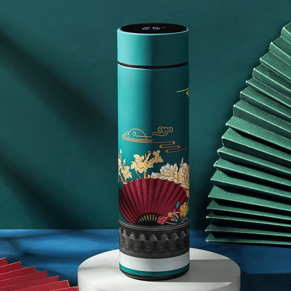 Black Travel Mug with Intelligent Temperature Display N192067