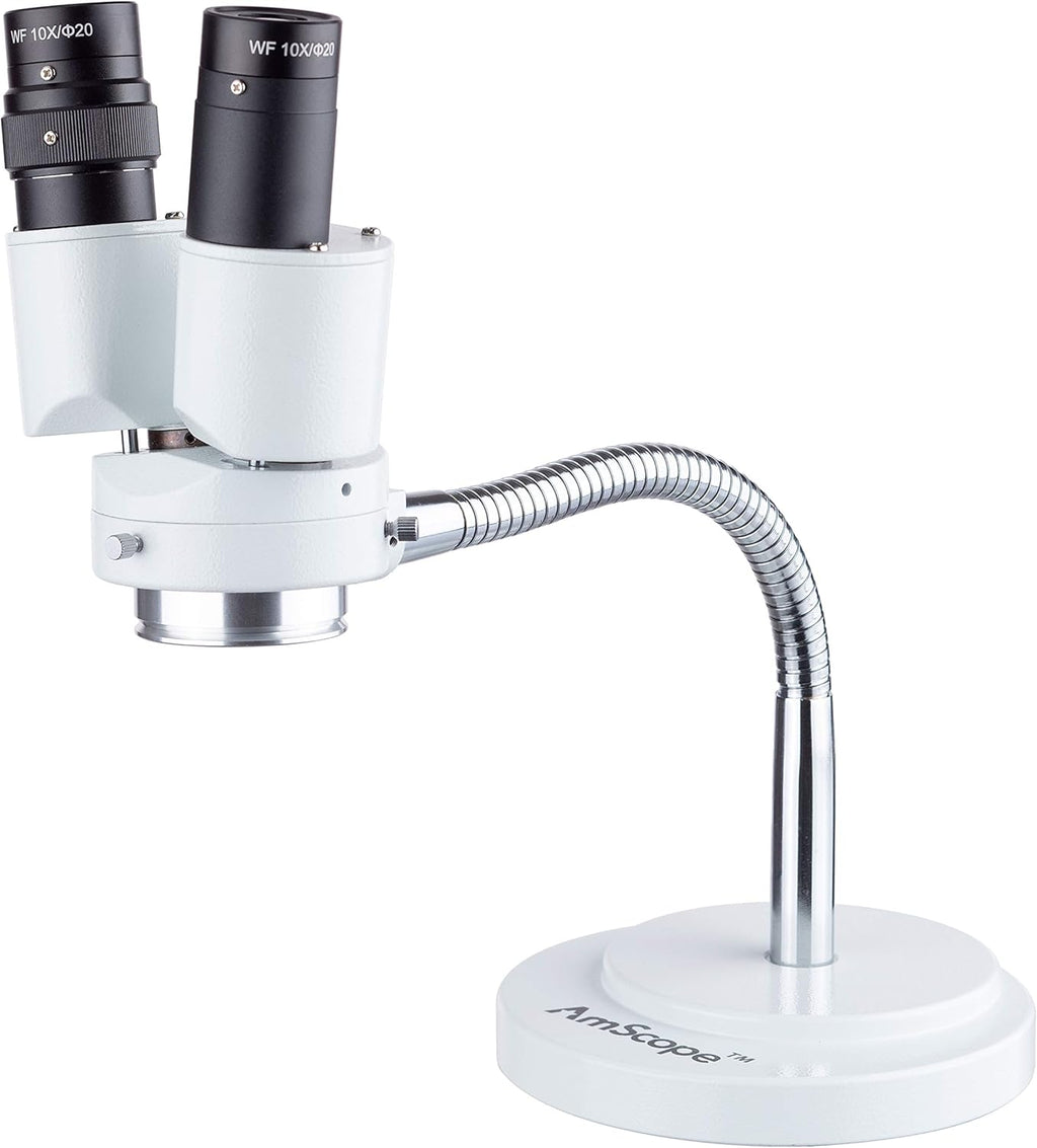 8X Magnification Binocular Stereo Microscope with Gooseneck Illuminator L5103