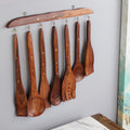 Handcarved Decorative Wooden Kitchen Spoon Set Z93603