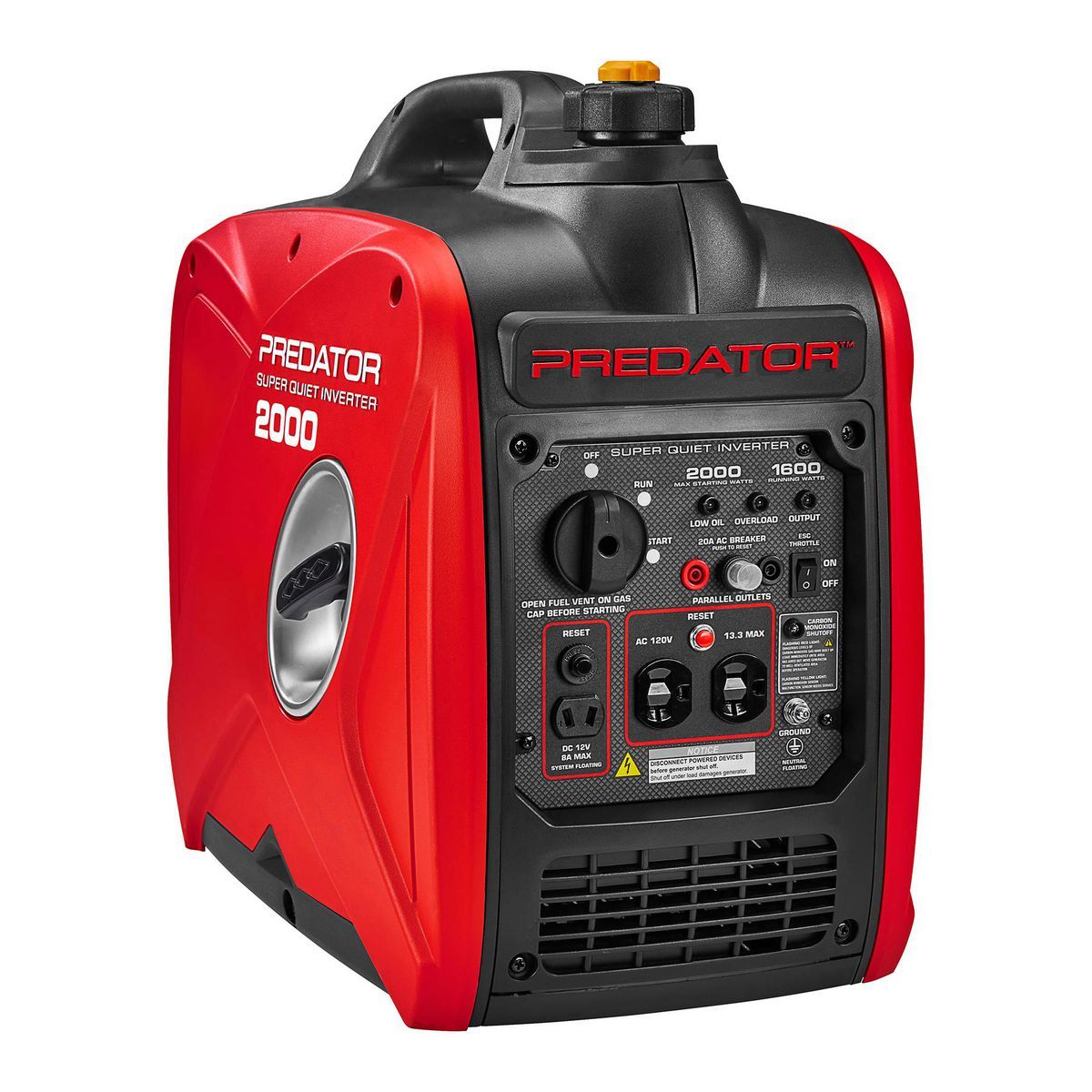 2000 Watt Super Quiet Inverter Generator H372443