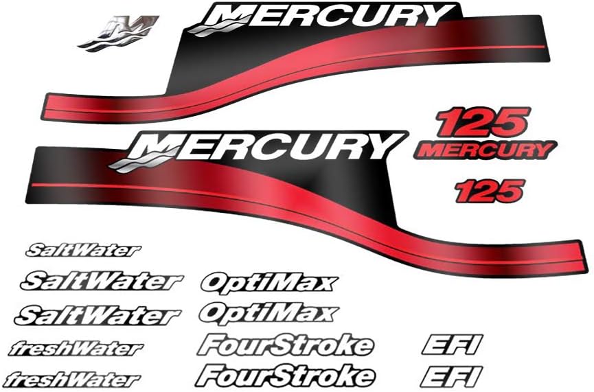 Aftermarket Replacement Outboard Decal Set Pack of 2 I78898