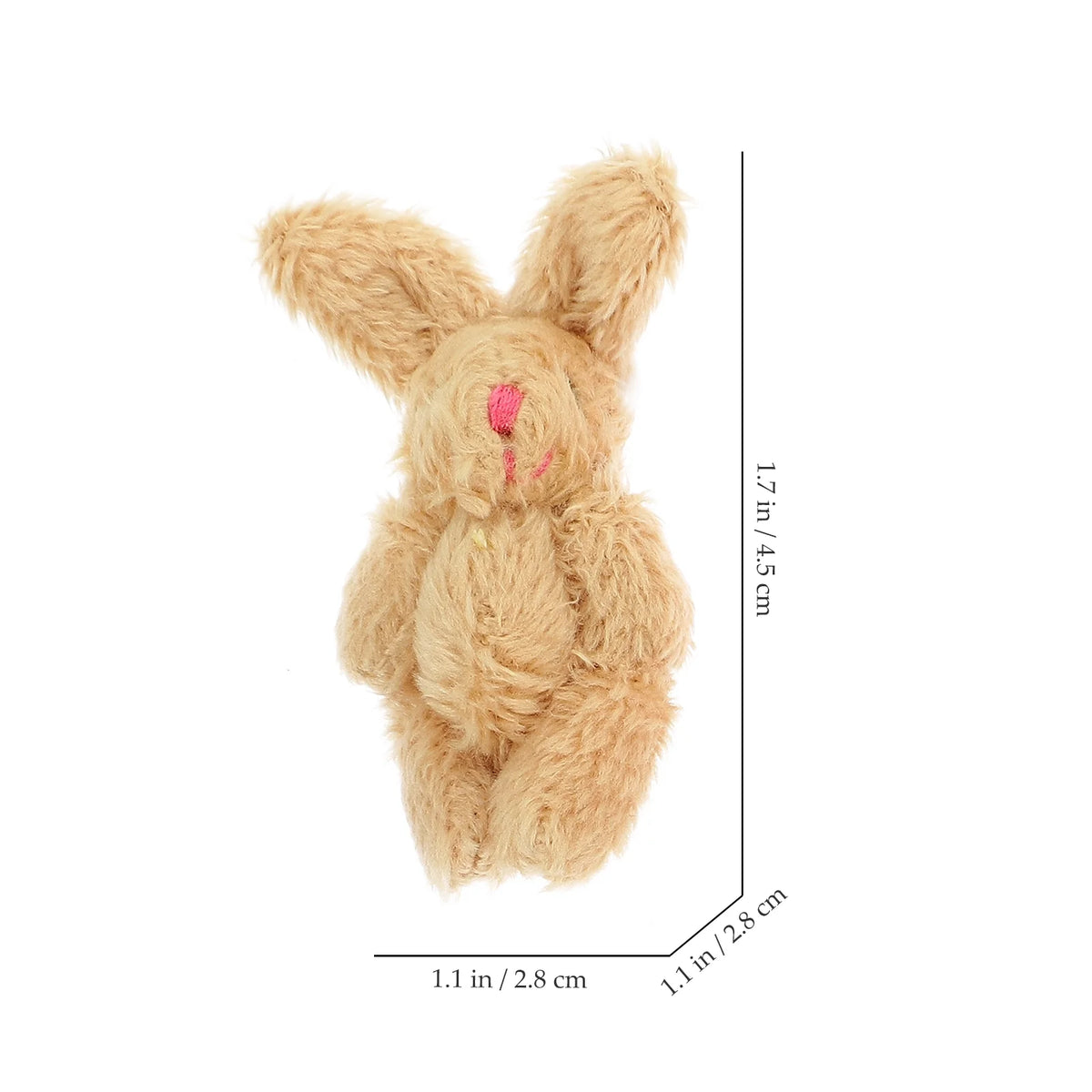 5pcs Miniature Plush Doll Figurines N964194