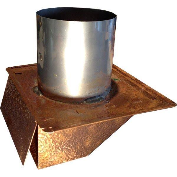 6x22 Hammered Copper Dryer Vent S10914