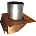 6x22 Hammered Copper Dryer Vent S10914