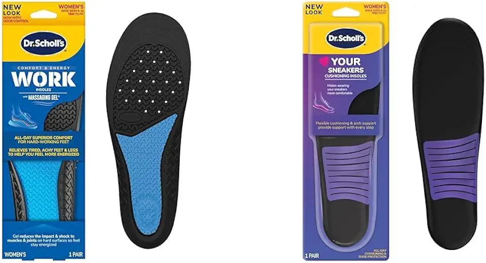 Massaging Gel Full Length Insoles for Women A229995