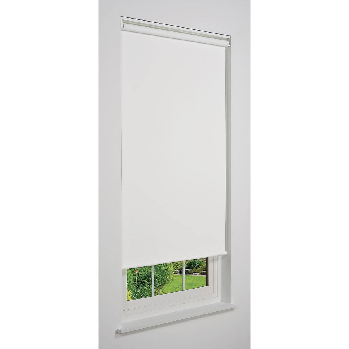 White Cordless Blackout Roller Shade T971192