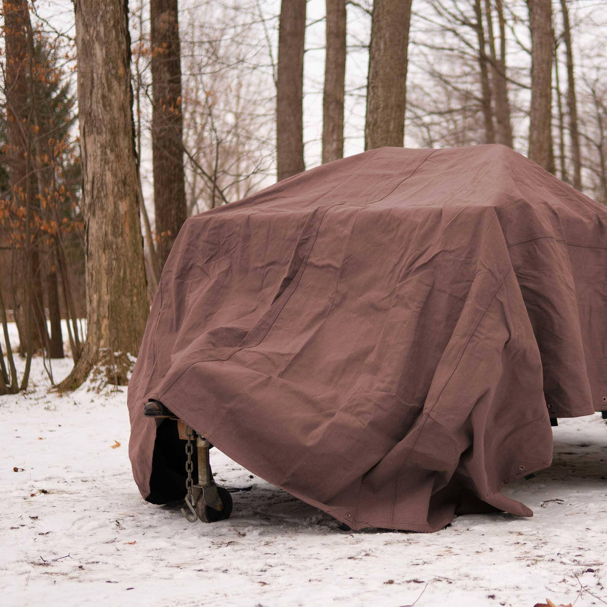 Brown Canvas Tarps 100% Cotton 18 oz. 10' x 20' U187