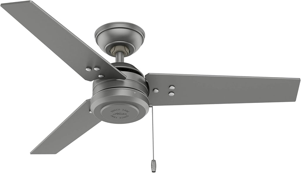 Indoor Outdoor Ceiling Fan with Pull Chain C302552