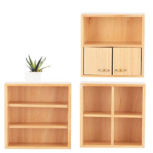 White 1:12 Mini Wood Cabinet Dollhouse Furniture O895