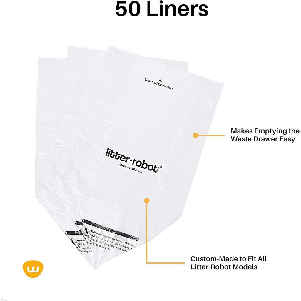 50 Pack Litter Box Liners K3119