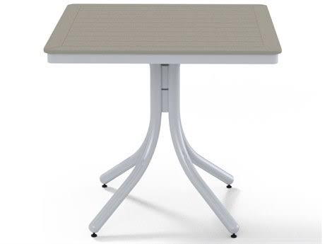 32'' Wide Square Dining Height Table with Umbrella Hole B61186