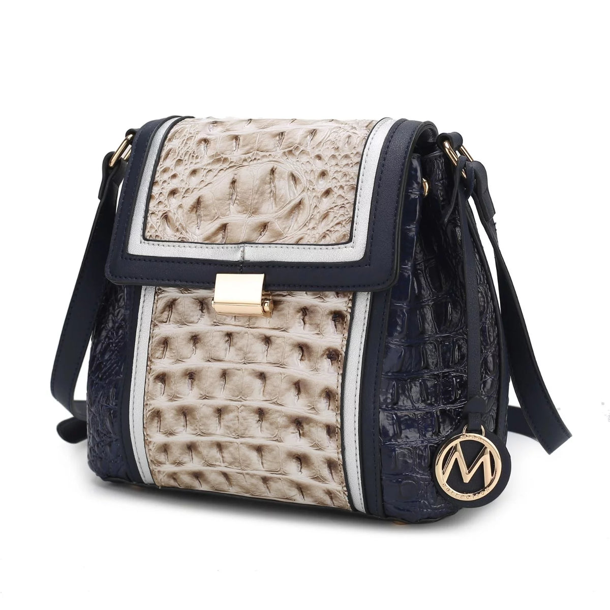 Brown Vegan Leather Shoulder Bag H4678