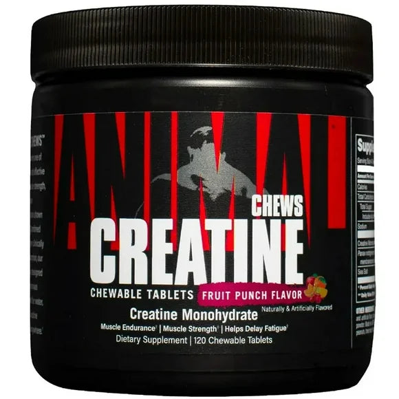 Creatine Chews Fruit Punch 120 Chewable Tablets Q286837