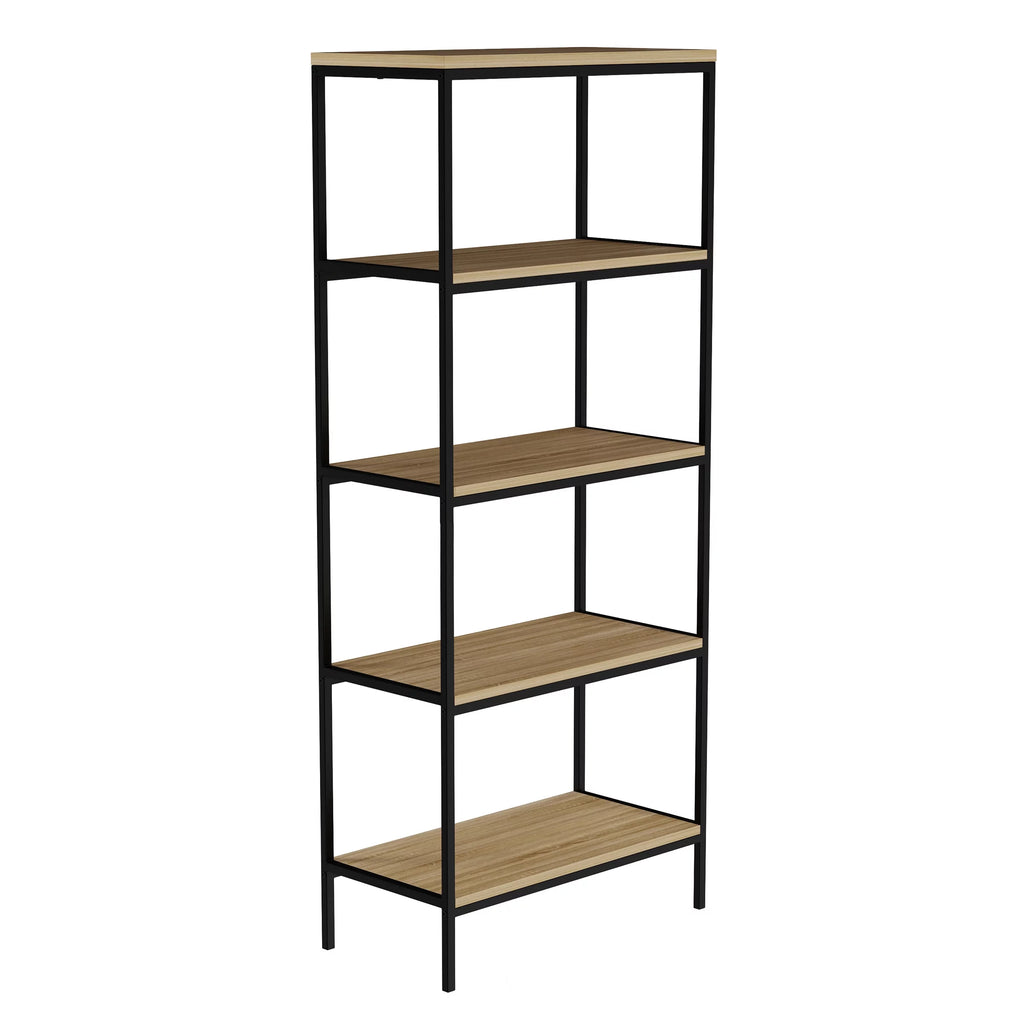 5-Tier Gray Bookshelf E663151