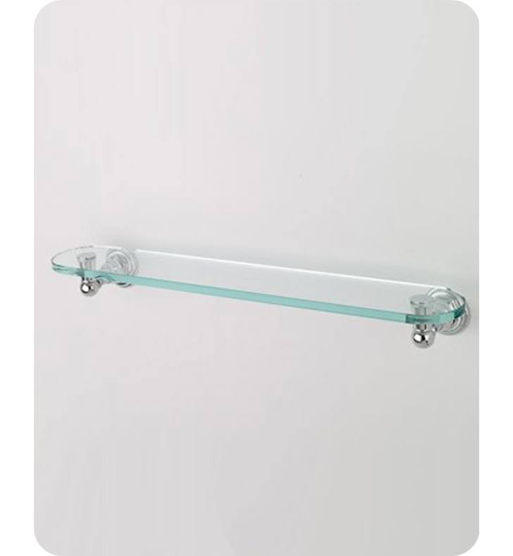 24x22 Glass Shelf Unlacquered Brass H218