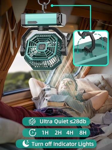Portable Rechargeable 9-Inch Camping Fan H3452