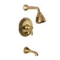 Weathered Brass Tub and Shower Trim Set G350