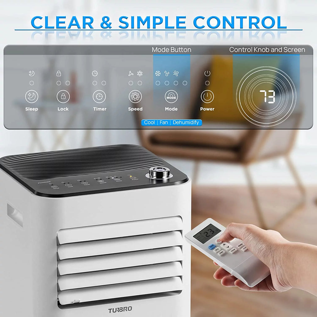 10,000 BTU Portable Air Conditioner, Dehumidifier and Fan O9885